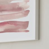 "pink horizons" - Art Print in pink by Kelly Witmer - Frame Close-up