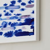 "ultraviolet burst" - Art Print in ultra violet by Kelly Witmer - Frame Close-up