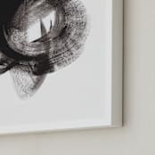 "Kepler-186f" - Art Print in Black by Misty Hughes - Frame Close-up