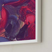 "Abstract Painting_1" - Art Print in red by Ramoncita - aticnomar - Frame Close-up