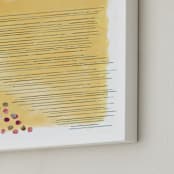"Summer in Spain" - Art Print in Summer Sun by Ann Gardner - Frame Close-up