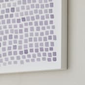 "Lilac Modern" - Art Print in Lilac by Kim Colthurst Johnson - Frame Close-up