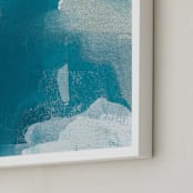 "Sea Glass No. 7" - Art Print in Sea by Julia Contacessi - Frame Close-up