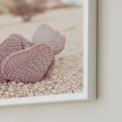"Desert Heart" - Art Print in Pink Ole by Tania Medeiros - Frame Close-up
