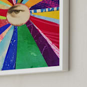 "For the Find" - Art Print in circus by Kara Kramer - Frame Close-up