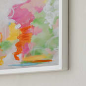 "Key West" - Art Print in Sunset Colors by Blair Culwell Staky - Frame Close-up
