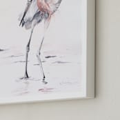 "Reddish Egret" - Art Print in reddish egret by Annie Moran - Frame Close-up