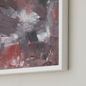 "Abstract Painting2" - Art Print in dark brown by Ramoncita - aticnomar - Frame Close-up