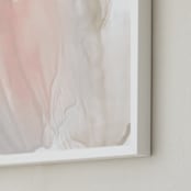 "Randomness" - Art Print in dusty peach by Helen Halik - Frame Close-up