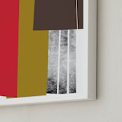 "abstracciones vol.1" - Art Print in Maraschino by Aspacia Kusulas - Frame Close-up