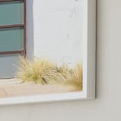 "Ballroom 3" - Art Print in White Stucco by Haley Warner - Frame Close-up
