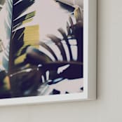 "Stand Up Straight" - Art Print in Emerald Green by ALICIA BOCK - Frame Close-up