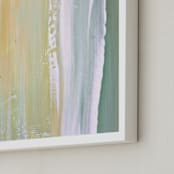 "Golden Sage" - Art Print in Tuscan Beige by Artsy Canvas Girl Designs - Frame Close-up
