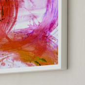"Motion Emotion" - Art Print in Summer Festival by Michelle Jean - Frame Close-up