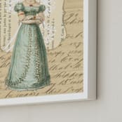 "The Phosphate Star" - Art Print in old paper by raven erebus - Frame Close-up