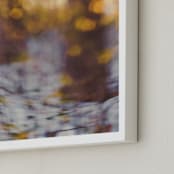 "Glitter Globe" - Art Print in Glittery Gold by Stacy Kron - Frame Close-up