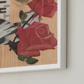 "Aloysha" - Art Print in Tan by Misty Hughes - Frame Close-up