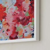 "When Summer Comes" - Art Print in Multi-Colored by Blair Culwell Staky - Frame Close-up