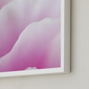 "The Power of Pink" - Art Print in Powerful Pink by Lynn Lehto - Frame Close-up