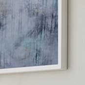 "Passerby" - Art Print in Rain by Debi Perkins - Frame Close-up