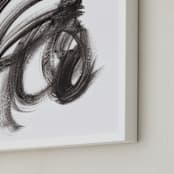 "Oakenfold" - Art Print in Black by Misty Hughes - Frame Close-up