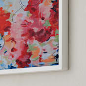 "When Summer Comes" - Art Print in Multi-Colored by Blair Culwell Staky - Frame Close-up
