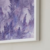 "Luscious" - Art Print in Lilac by Emily Magone - Frame Close-up