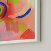 "Island Cruise No.1" - Art Print in Aqua by Monica Janes Fine Art - Frame Close-up