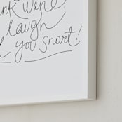 "Good Words" - Art Print in Ink  by Katie Craig - Frame Close-up