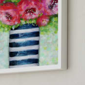"Pink Blush" - Art Print in Pink Blush by Sen Chloe - Frame Close-up
