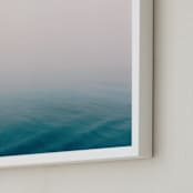 "Fog at Sea" - Art Print in Grey Fog by studio SYLVO - Frame Close-up