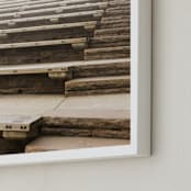 "Infinity NL" - Art Print in Red Rock by Nancy Lindo - Frame Close-up