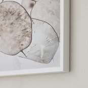 "Soft Embrace" - Art Print in Soft Grey by Alicia Youngken - Frame Close-up
