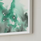 "Cancer Constellation" - Art Print in Emerald Green by Emily Magone - Frame Close-up