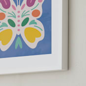 "Transformation 2" - Art Print in Cream by sue prue - Frame Close-up
