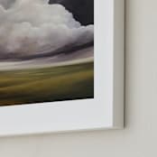 "Amethyst Evening" - Art Print in Amethyst by Mya Bessette - Frame Close-up