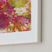 "Springtime Bouquet" - Art Print in Spring Magenta by Mariecor Agravante - Frame Close-up