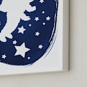 "Beyond imagination" - Art Print in Prussian blue by raven erebus - Frame Close-up