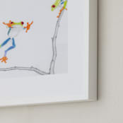 "See You Later" - Art Print in Kermit by Deborah Chou - Frame Close-up