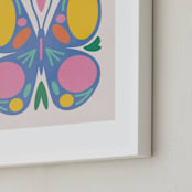 "Transformation 1" - Art Print in Periwinkle by sue prue - Frame Close-up