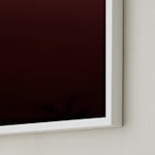 "Mountains of Eilat #2" - Art Print in Burgundy Mountains by Tal Paz-Fridman - Frame Close-up