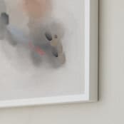 "American Mourning Dove" - Art Print in Dove Grey by Christa Kimble - Frame Close-up
