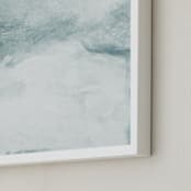 "Edge of the Sea II" - Art Print in Tidewater by Karen Kaul - Frame Close-up