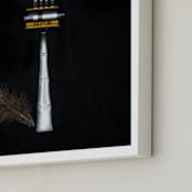 "F Is For Film" - Art Print in Black and White by AMANDA LOMAX - Frame Close-up