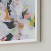 "Clouded Path 5" - Art Print in Gentle Lilac by Eunmee Studio - Frame Close-up