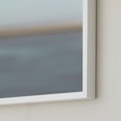 "Taupe of the Morning" - Art Print in Sea Foam by AMANDA LOMAX - Frame Close-up