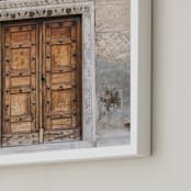 "Hellas III" - Art Print in Rust by Lindsay Ferraris Photography - Frame Close-up