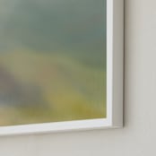 "Renewal No 1" - Art Print in Sage Blue by Shawna Urban - Frame Close-up