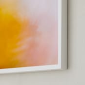 "Daisy 01" - Art Print in butter by Laura Hamm - Frame Close-up