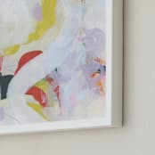 "Clouded Path 3" - Art Print in Gentle Lilac by Eunmee Studio - Frame Close-up